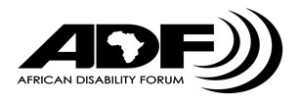 African Disability Forum logo